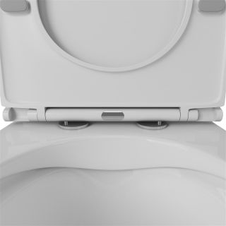 Бачок унитаза-компакта OWL Vind Cirkel-GL, двойной слив 3\6л, арматура WDI